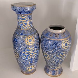 Vintage Chinese cloisonné vases